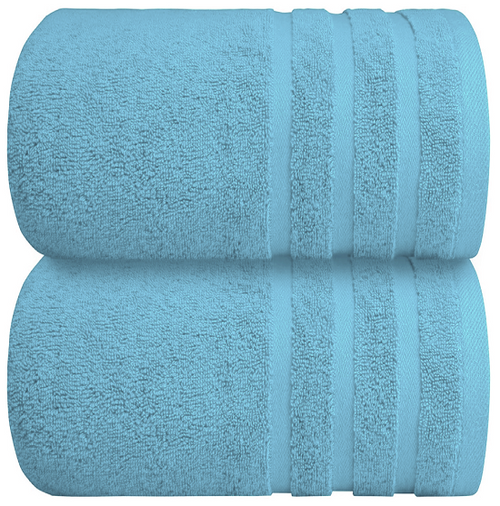 Large bath sheets in soft cotton for comfort